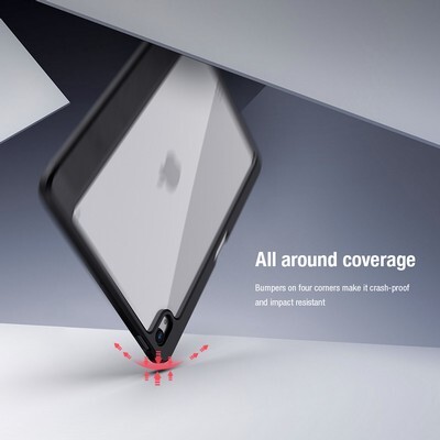 Полиуретановый чехол Nillkin Bevel Leather Case Мятный для Apple iPad Air (2022)(6)