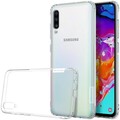 Силиконовый чехол Nillkin Nature TPU Case Прозрачный для Samsung Galaxy A70(#3)