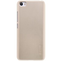 Пластиковый чехол с пленкой Nillkin Super Frosted Shield Gold для Xiaomi Mi5