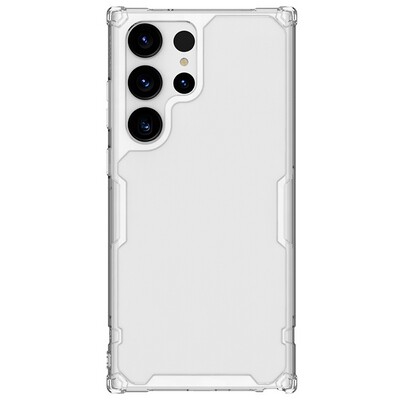 Силиконовый чехол Nillkin Nature TPU Pro Case Прозрачный для Samsung Galaxy S23 Ultra(1)