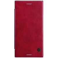 Кожаный чехол Nillkin Qin Leather Case Red для Sony Xperia XZ Premium