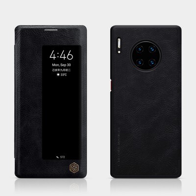 Кожаный чехол Nillkin Qin Leather Case Черный для Huawei Mate 30 Pro(4)