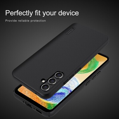 Пластиковый чехол Nillkin Super Frosted Shield Синий для Samsung Galaxy A34(3)
