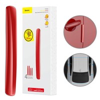 Защитные молдинги для дверей автомобиля Baseus Streamlined car door bumper strip (CRFZT-09) - Red
