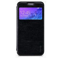 Кожаный чехол HOCO Crystal leather Case Black для Samsung G850 Galaxy Alpha(#1)