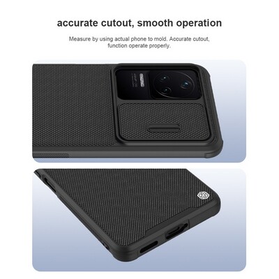 Чехол Nillkin Textured Pro Case Черный для Xiaomi Poco F4(6)