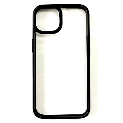 Силиконовый чехол Ipaky Clear Case прозрачно-черный для Apple iPhone 13(1)