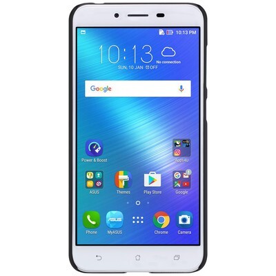 Пластиковый чехол с пленкой Nillkin Super Frosted Shield Black для Asus ZenFone 3 Max ZC553KL(2)
