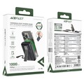 Внешний аккумулятор со встроенным кабелем и подставкой Acefast M24 22.5W Magnetic Fast Charging Power Bank 10000mAh(#9)