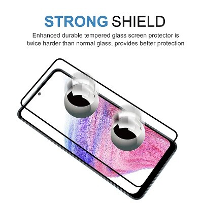 Противоударное защитное стекло Full Glue 0.3mm на полный экран для Samsung Galaxy A54(4)