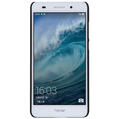 Пластиковый чехол с пленкой Nillkin Super Frosted Shield Black для Huawei Honor 5A\ Y6 II(2)