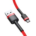 Кабель Baseus cafule Cable USB For Micro 1.5A 1M красный(#3)