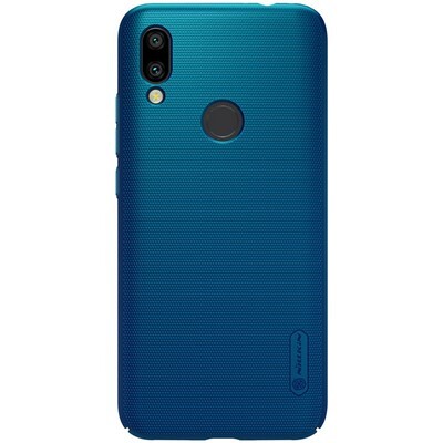 Пластиковый чехол с подставкой Nillkin Super Frosted Shield Синий для Xiaomi Redmi 7(1)