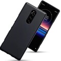 Силиконовый чехол TPU Case 0.6mm черный для Sony Xperia 1(#1)