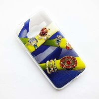 Силиконовый чехол со стразами Fashion Case Black №2 для Samsung G313 Galaxy Ace 4