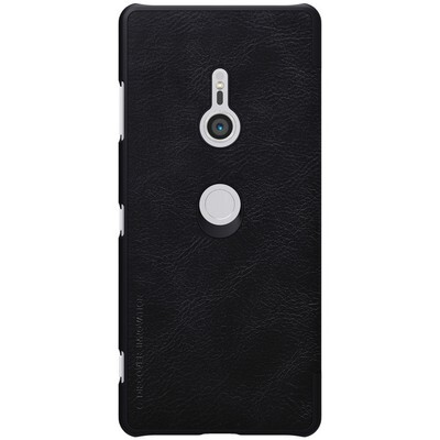 Кожаный чехол Nillkin Qin Leather Case Черный для Sony Xperia XZ3(2)