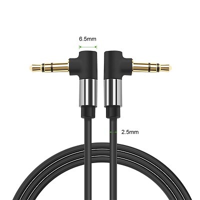 Аудио кабель UGREEN 3.5mm Right Angle Stereo Audio Cable 1m(2)