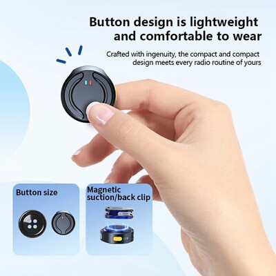 Петличный микрофон Q81 с разъемом Type-C, черный, 2шт(4)