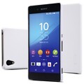 Пластиковый чехол с пленкой Nillkin Super Frosted Shield White для Sony Xperia Z3+(#3)