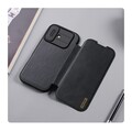 Кожаный чехол Nillkin Qin Prop Leather Case черный для Apple iPhone 17(#13)