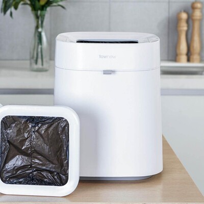 Умное мусорное ведро Xiaomi Townew Extension Cattle Smart Trash Can T Air (White)(3)