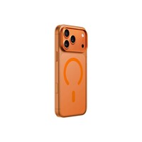 Пластиковый матовый чехол с Magsafe KZDOO Matguard матово-оранжевый для Apple iPhone 17 Pro