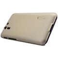 Пластиковый чехол с пленкой Nillkin Super Frosted Shield Gold для Asus Padfone S(#3)