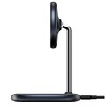 Беспроводное зарядное устройство Baseus Swan Magnetic Desktop Bracket Wireless Charger (WXSW-01) - черное(#3)
