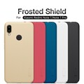 Пластиковый чехол с подставкой Nillkin Super Frosted Shield Синий для Xiaomi Redmi Note 7(#5)