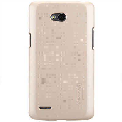 Пластиковый чехол Nillkin Super Frosted Shield Gold  для LG L80 D380 Dual Sim(1)
