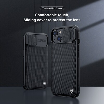 Чехол Nillkin Textured Pro Case Черный для Apple iPhone 13(7)