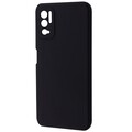 Силиконовый чехол Silicone Case черный для Xiaomi Poco M3 Pro(#1)