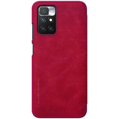 Кожаный чехол Nillkin Qin Leather Case Красный для Xiaomi Redmi 10 / Redmi 10 2022(2)