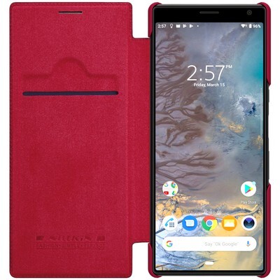 Кожаный чехол Nillkin Qin Leather Case Красный для Sony Xperia 10(3)