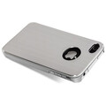 Металлический чехол Dreamplus Steel Heart Series Silver для Apple iPhone 4/4S(#3)