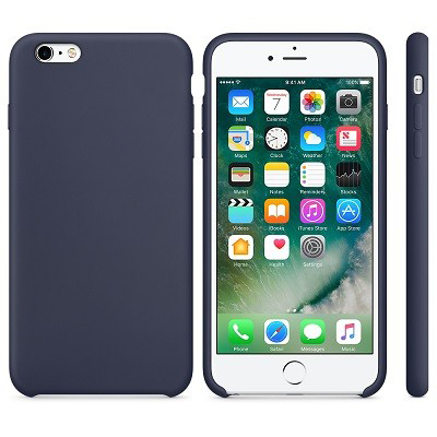 Силиконовый чехол Dark Blue  для Apple iPhone 6/6s(1)