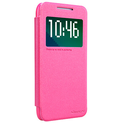 Полиуретановый чехол Nillkin Sparkle Leather Case Red  для HTC Desire 510 Dual Sim(2)