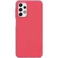 Пластиковый чехол с подставкой Nillkin Super Frosted Shield Красный для Samsung Galaxy A23(#1)