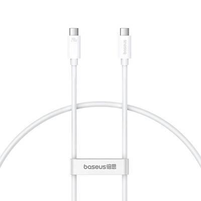 Кабель Baseus Superior Series 2 USB4 Full-Function Fast Charging Cable Type-c to Type-c 240W P10365200211-02 1m белый(1)