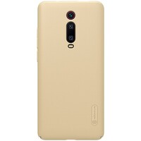 Пластиковый чехол с подставкой Nillkin Super Frosted Shield Золотой для Xiaomi 9T\ K20\ K20 Pro