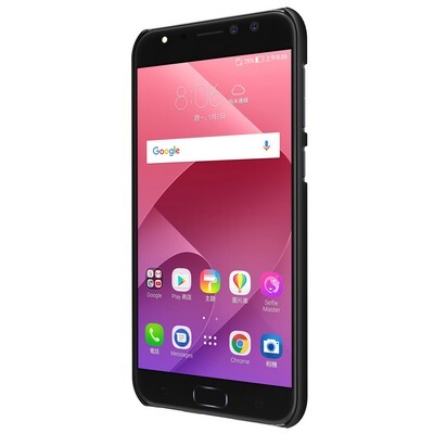 Пластиковый чехол с пленкой Nillkin Super Frosted Shield Black для Asus ZenFone 4 Sellfie Pro ZD552Kl(2)