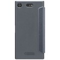 Полиуретановый чехол книга Nillkin Sparkle Leather Case Black для Sony Xperia XZ1 Compact(#2)
