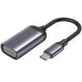 Переходник Baseus Enjoyment Series Type-C to VGA HUB Convertor Deep gray (CAHUB-V0G)(#1)