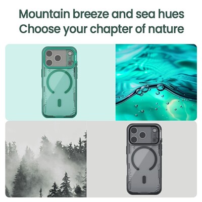 Магнитная накладка Nillkin Iceblade Prop Magnetic Case черный для Apple iPhone 17 Pro(16)