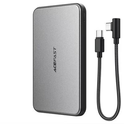 Портативное зарядное устройство Acefast M30 PD20W 5000mAh Magnetic Fast Charging черный(3)