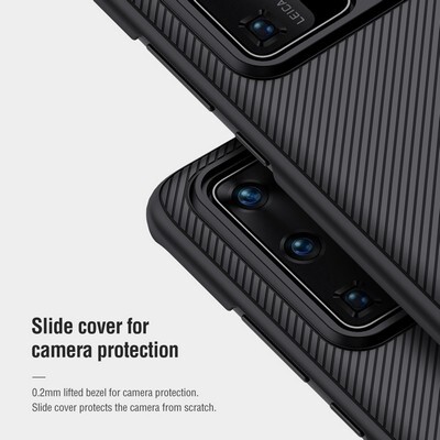 Чехол-накладка Nillkin CamShield черная для Huawei P40 Pro(3)