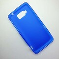 Силиконовый чехол Becolor Blue Mat для Huawei Ascend W2(#2)