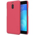 Пластиковый чехол с пленкой Nillkin Super Frosted Shield Red для Meizu M6 Note(#3)