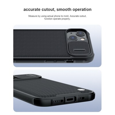 Чехол Nillkin Textured Pro Case Черный для Apple iPhone 13(6)