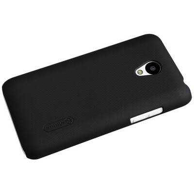 Пластиковый чехол с пленкой Nillkin Super Frosted Shield Black для Meizu Charm Blue M1(2)